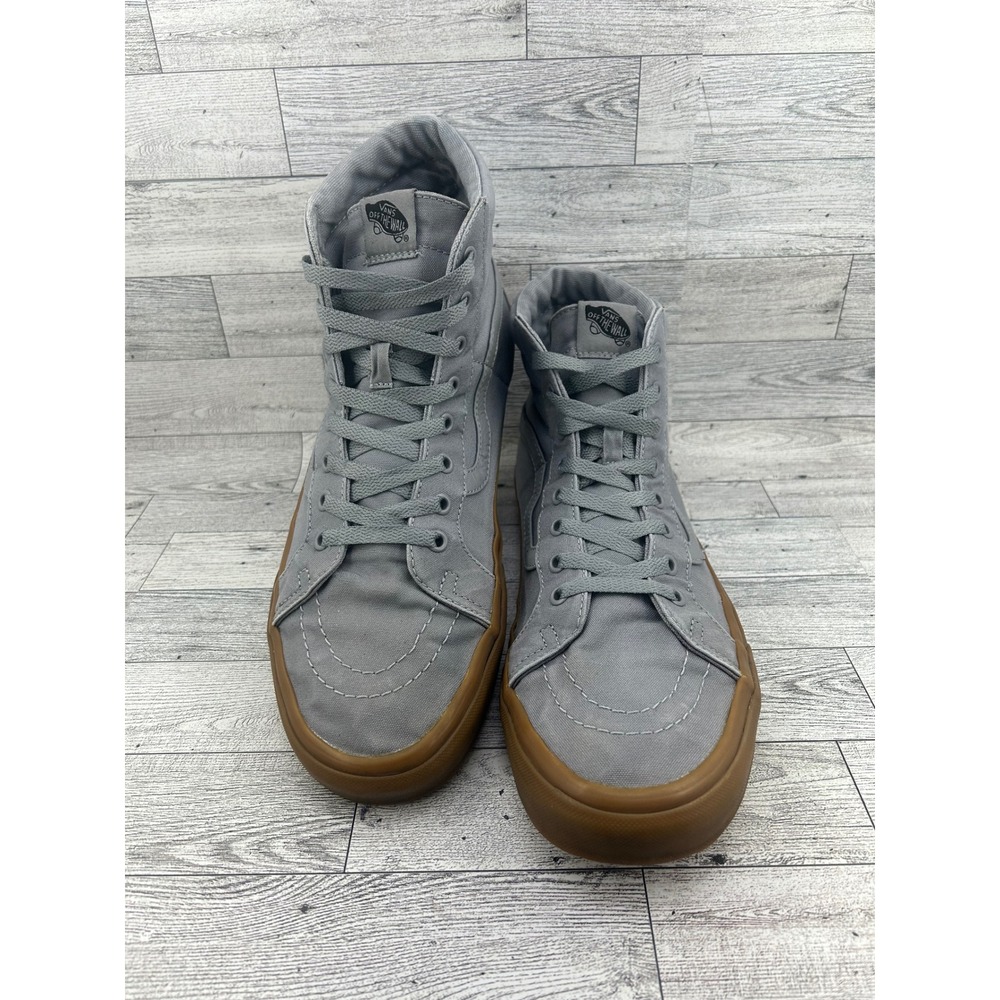 Vans Sk8-Hi Frost Gray Gum Sole High Top Skate Shoes Mens 13 721494